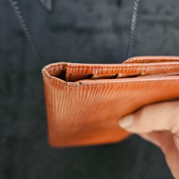 Louis Vuitton Brown Epi Leather Wallet - 7.5" x 4" - Picture 9 of 15